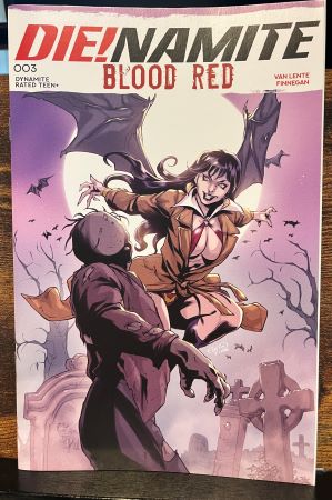 Die!namite Blood Red #3 Emilio Pilliu variant (Dynamite Entertainment)