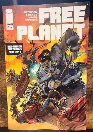 Free Planet #7 Ilias Kyriazis variant (Image Comics)