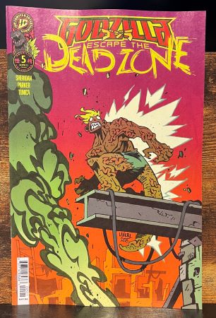 Godzilla Escape the Deadzone #5 cover B (IDW Publishing)