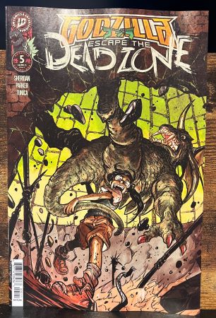Godzilla Escape the Deadzone #5 cover A (IDW Publishing)