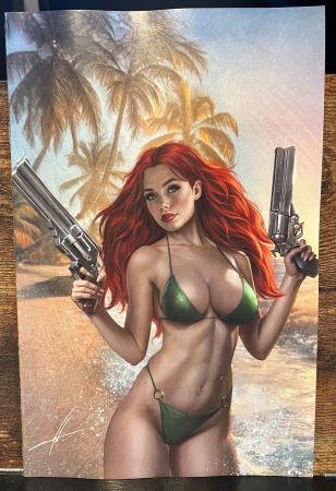 Heat Seeker Exposed #4 cover K Carla Cohen Virgin variant (Titan Comics)