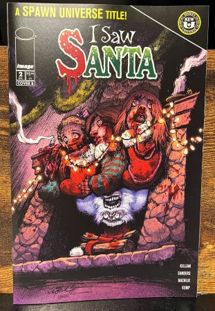 I saw Santa a Spawn Universe Christmas Story #2 cover B (Image Comics)