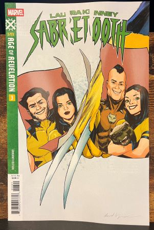 Laura Kinney Sabretooth #3 [AOR] David Lopez variant (Marvel Comics)