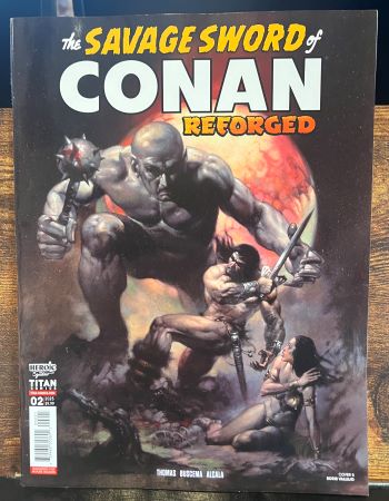 The Savage Sword of Conan Reforged #2 cover B Boris Vallejo (Titan Comics)