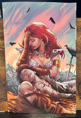 Sonja Reborn #4 Incentive 1:10 Greg Land Virgin variant (Dynamite Entertainment)