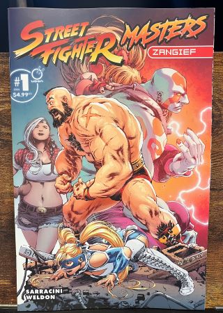 Street Fighter Masters Zangief #1 one-shot cover B (Capcom/Udon)