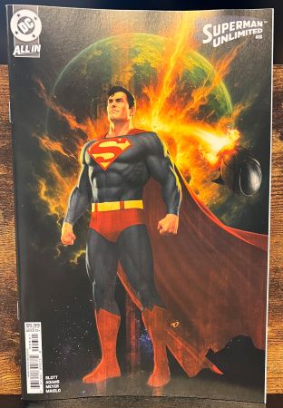 Superman Unlimited #8 Ariel Olivetti Card Stock Variant (DC Comics)