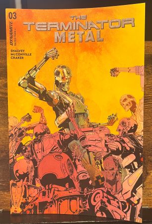 The Terminator Metal #3 Sebastian Piriz variant (Dynamite Entertainment)