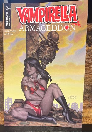 Vampirella Armageddon #6 Joseph Michael Linsner variant (Dynamite Entertainment)