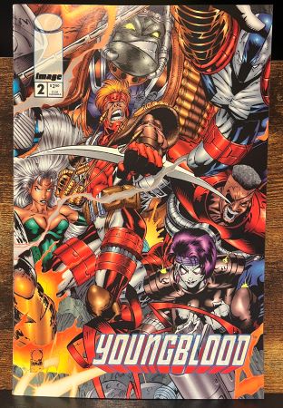 Youngblood vol. 2 #2 Joe Quesada puzzle variant (Image Comics)