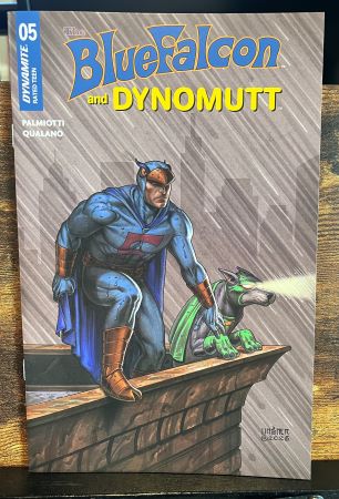 Blue Falcon and Dynomutt #5 Joseph Michael Linsner variant (Dynamite Entertainment)