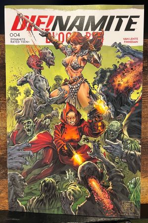 Die!namite Blood Red #4 Roberto Meli variant (Dynamite Entertainment)