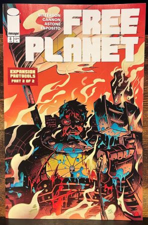 Free Planet #8 Tyrell Cannon variant (Image Comics)