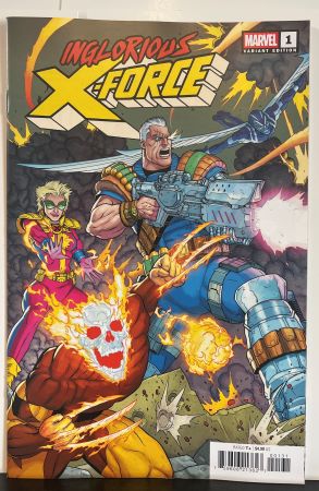 Inglorious X-Force #1 Jacen Burrows variant (Marvel Comics)