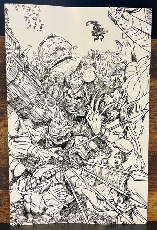 Lucky Devils #6 Youngblood Team-up B&W Virgin variant (Image Comics)