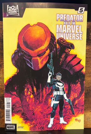 Predator kills the Marvel Universe #5 Dike Ruan hunting the hunters variant (Marvel Comics)