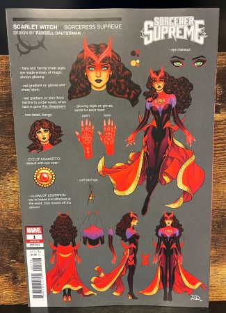 Sorcerer Supreme #1 Incentive 1:10 Russell Dauterman design variant (Marvel Comics)