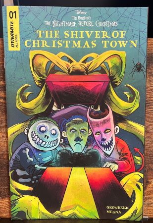 Tim Burton's the Nightmare before Christmas The Shiver of Christmas Town #1 So Lee variant (Dynamite Entertainment)