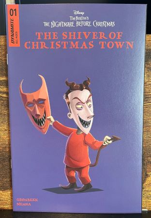Tim Burton's the Nightmare before Christmas The Shiver of Christmas Town #1 Disney Library variant (Dynamite Entertainment)