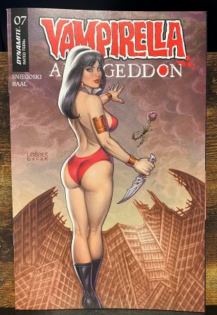 Vampirella Armageddon #7 Joseph Michael Linsner variant (Dynamite Entertainment)